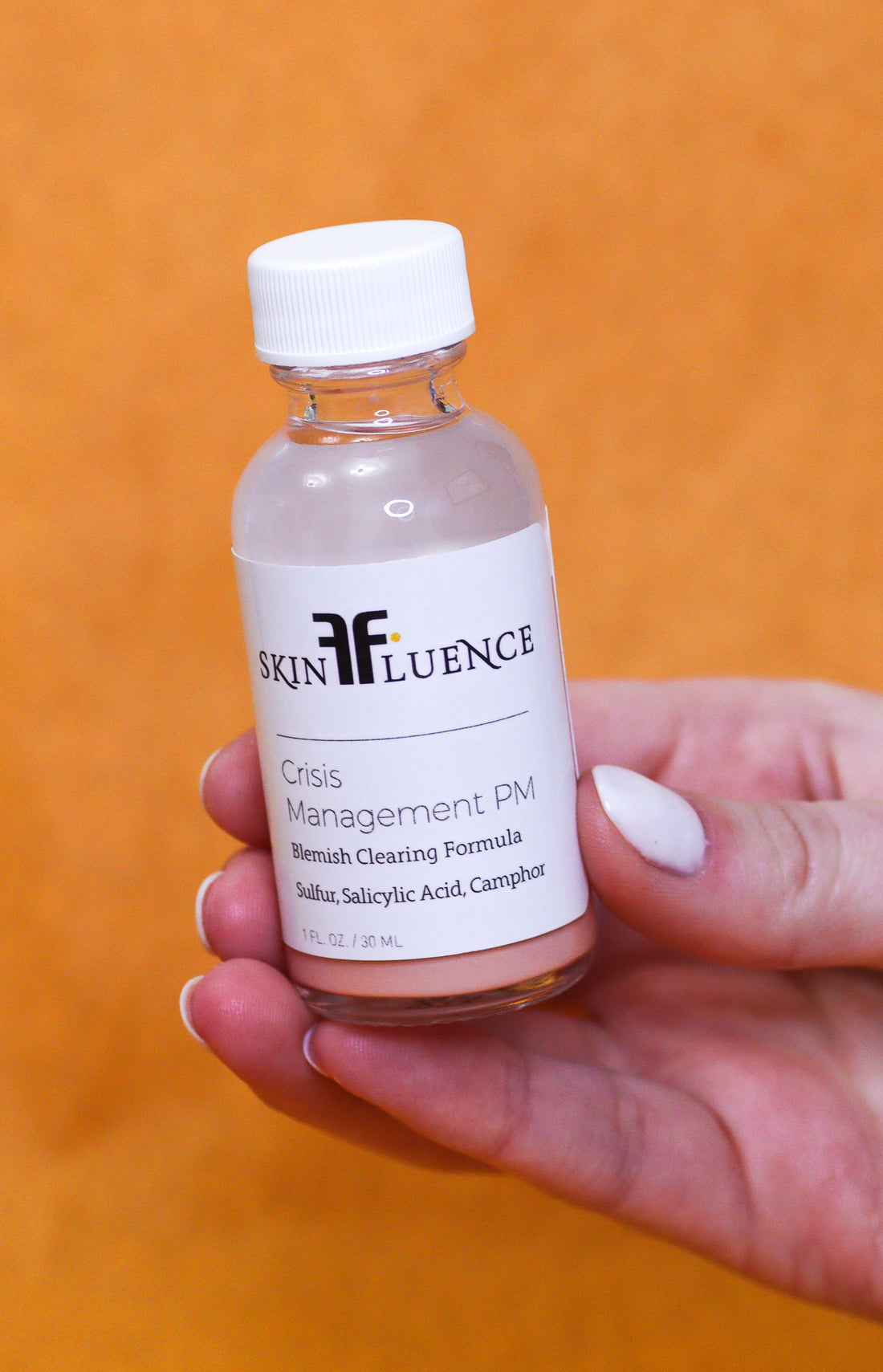 Crisis Management PM acne spot treatment with 10% sulfur, salicylic acid, and camphor