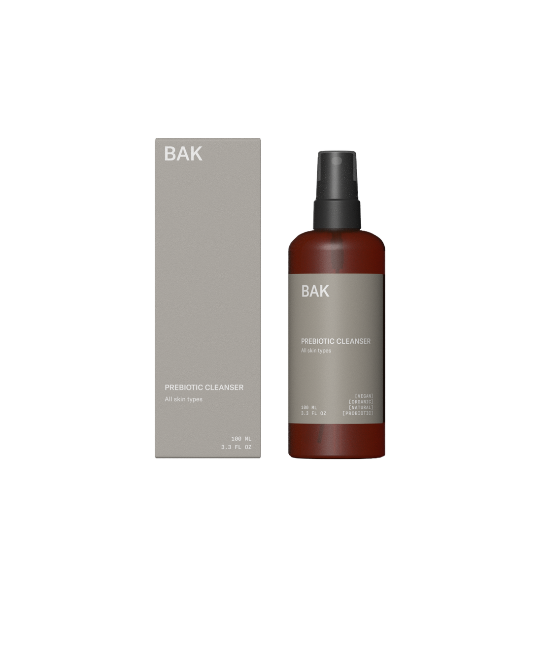 BAK probiotic facial cleanser