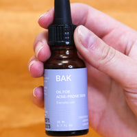 BAK probiotic oil for acne prone skin