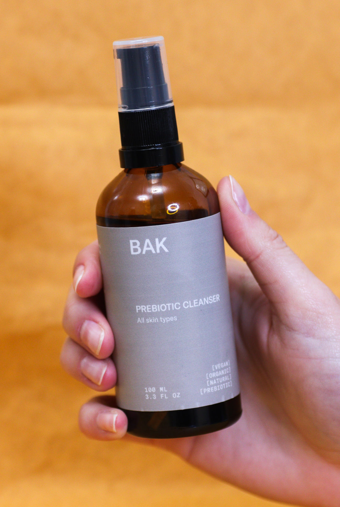 BAK probiotic facial cleanser